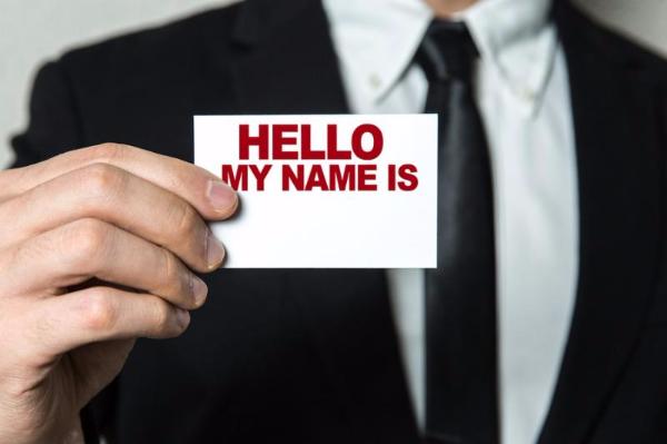 Hello.  My Name Is….